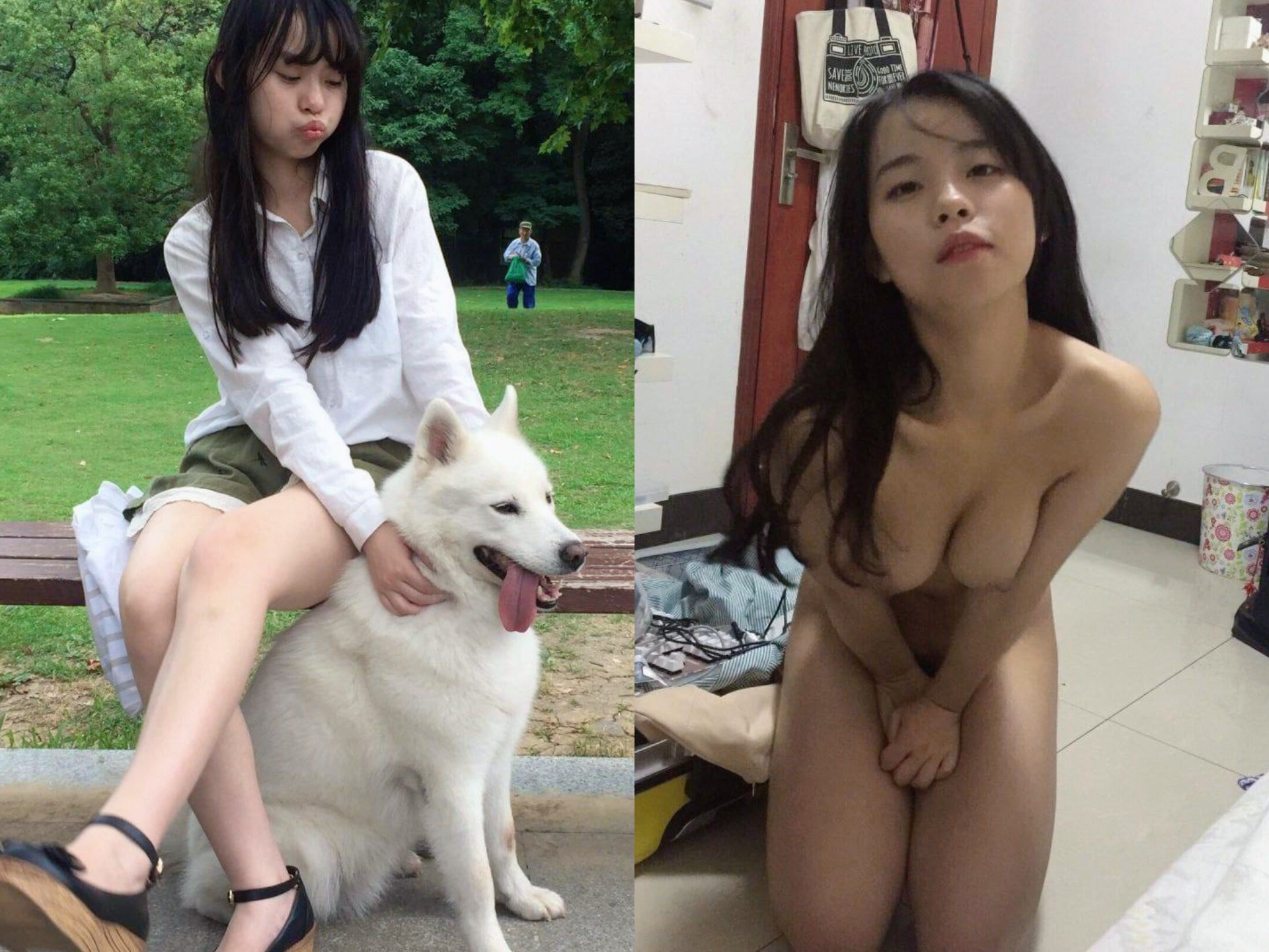 露臉反差婊 清純女神VS淫蕩母狗
