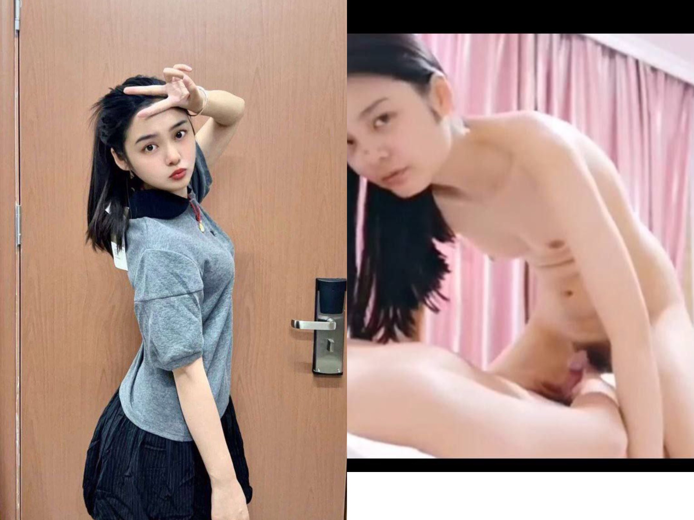 露臉反差婊 清純女神VS淫蕩母狗