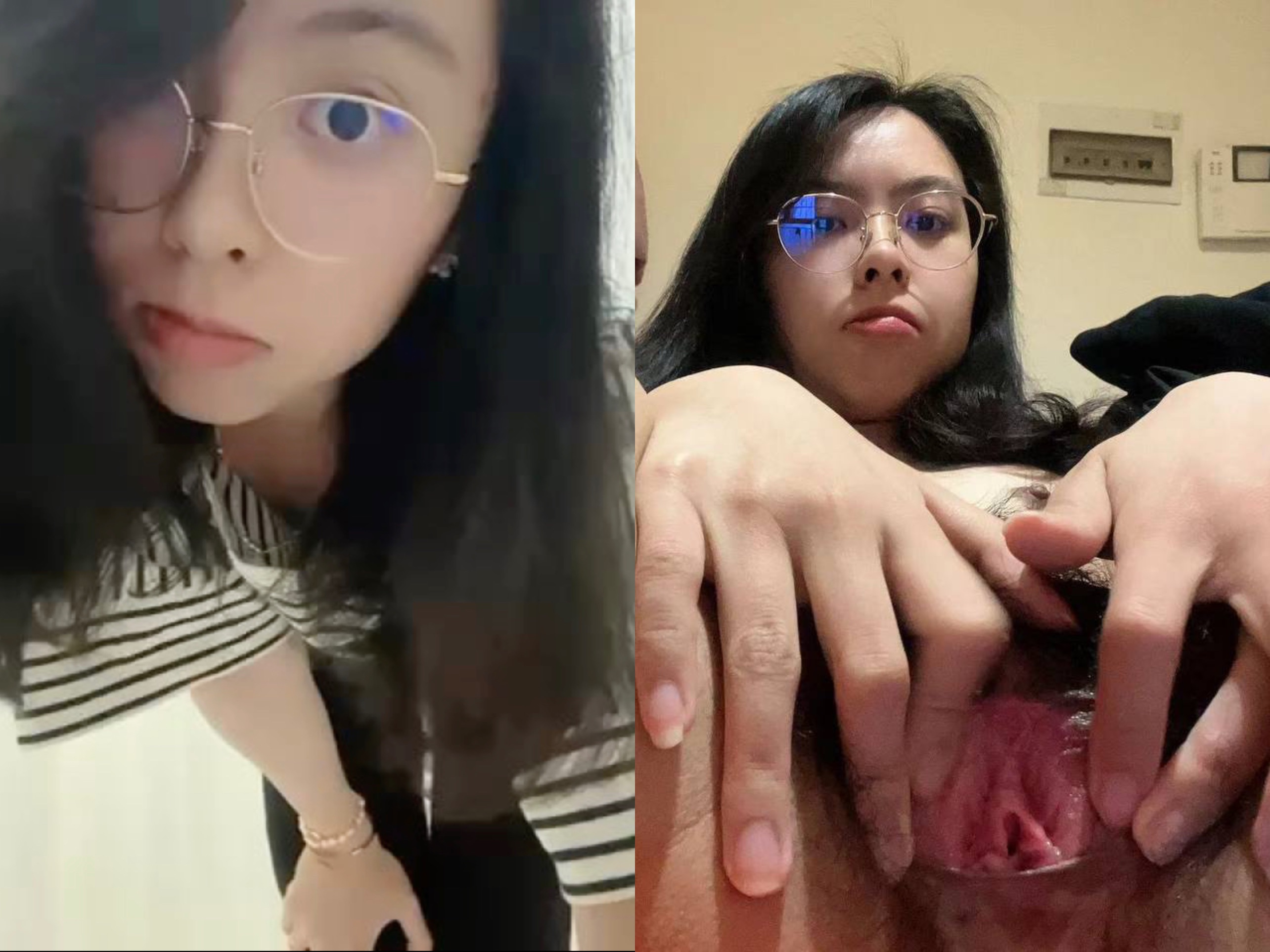 露臉反差婊 清純女神VS淫蕩母狗