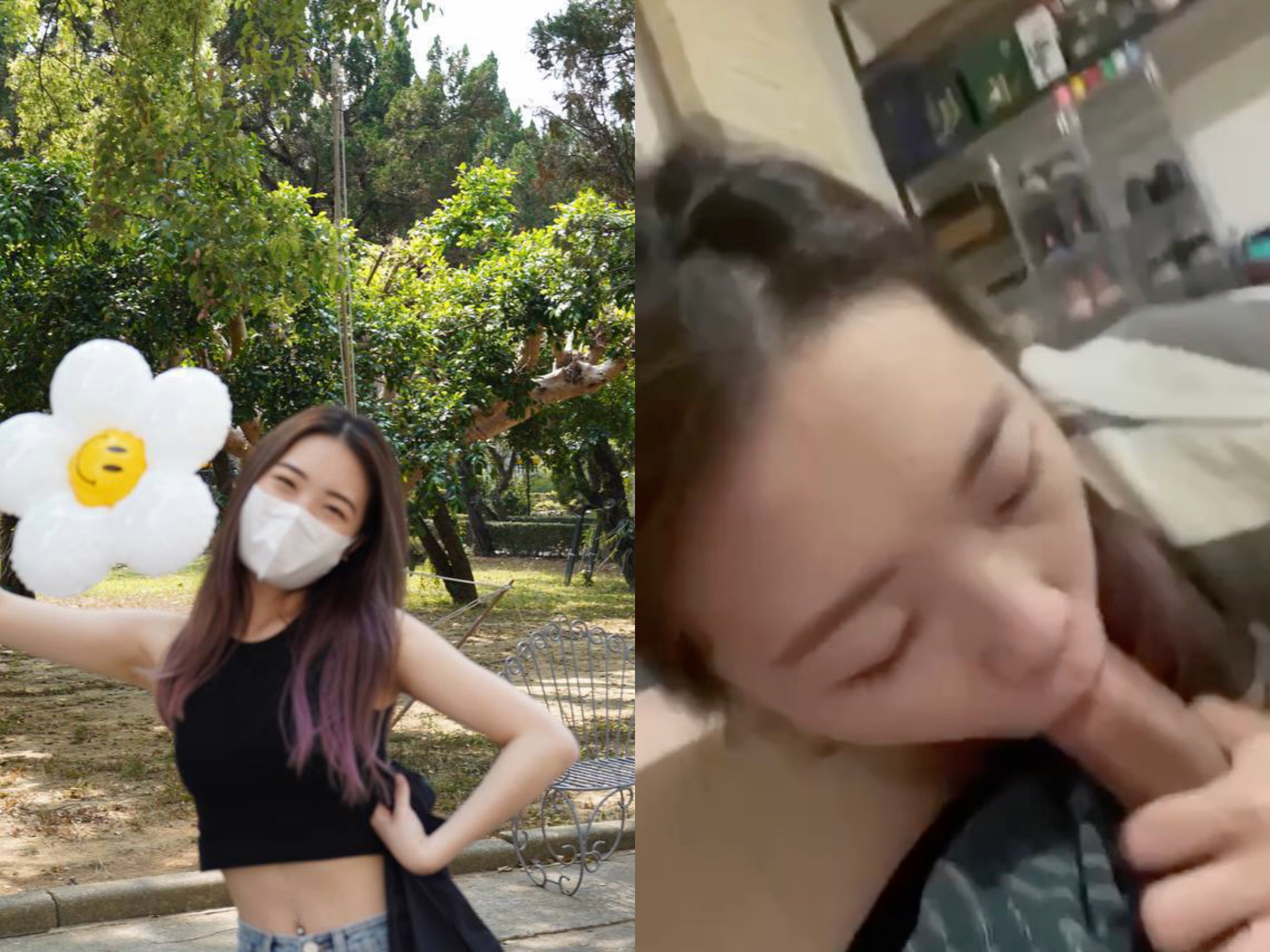［雙面女神］露臉反差婊，清純女神VS淫蕩母狗