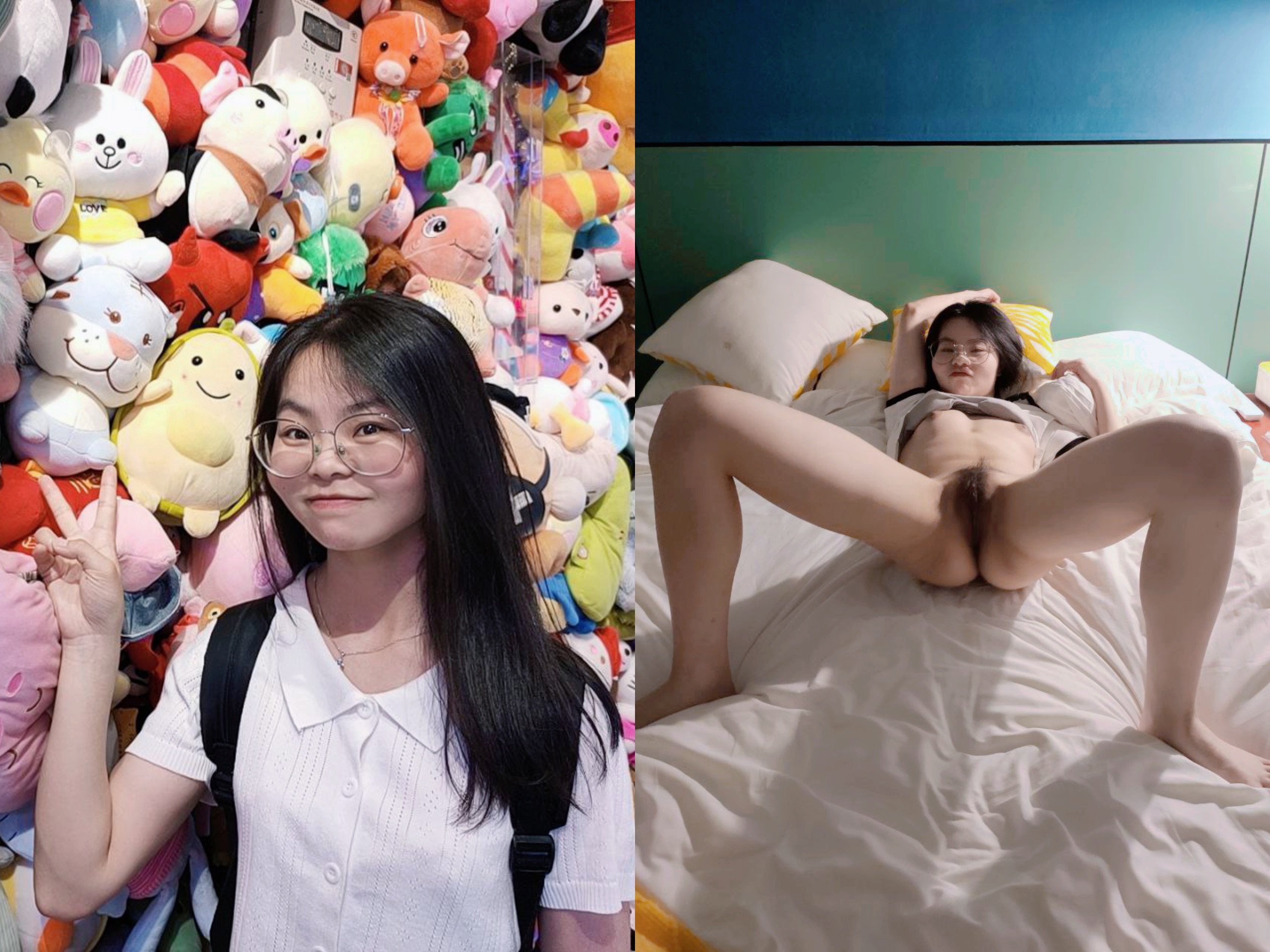 ［雙面女神］露臉反差婊，清純女神VS淫蕩母狗