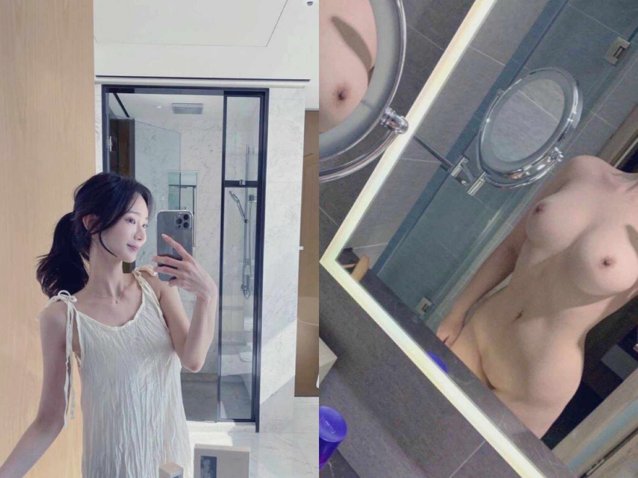 ［雙面女神］露臉反差婊，清純女神VS淫蕩母狗