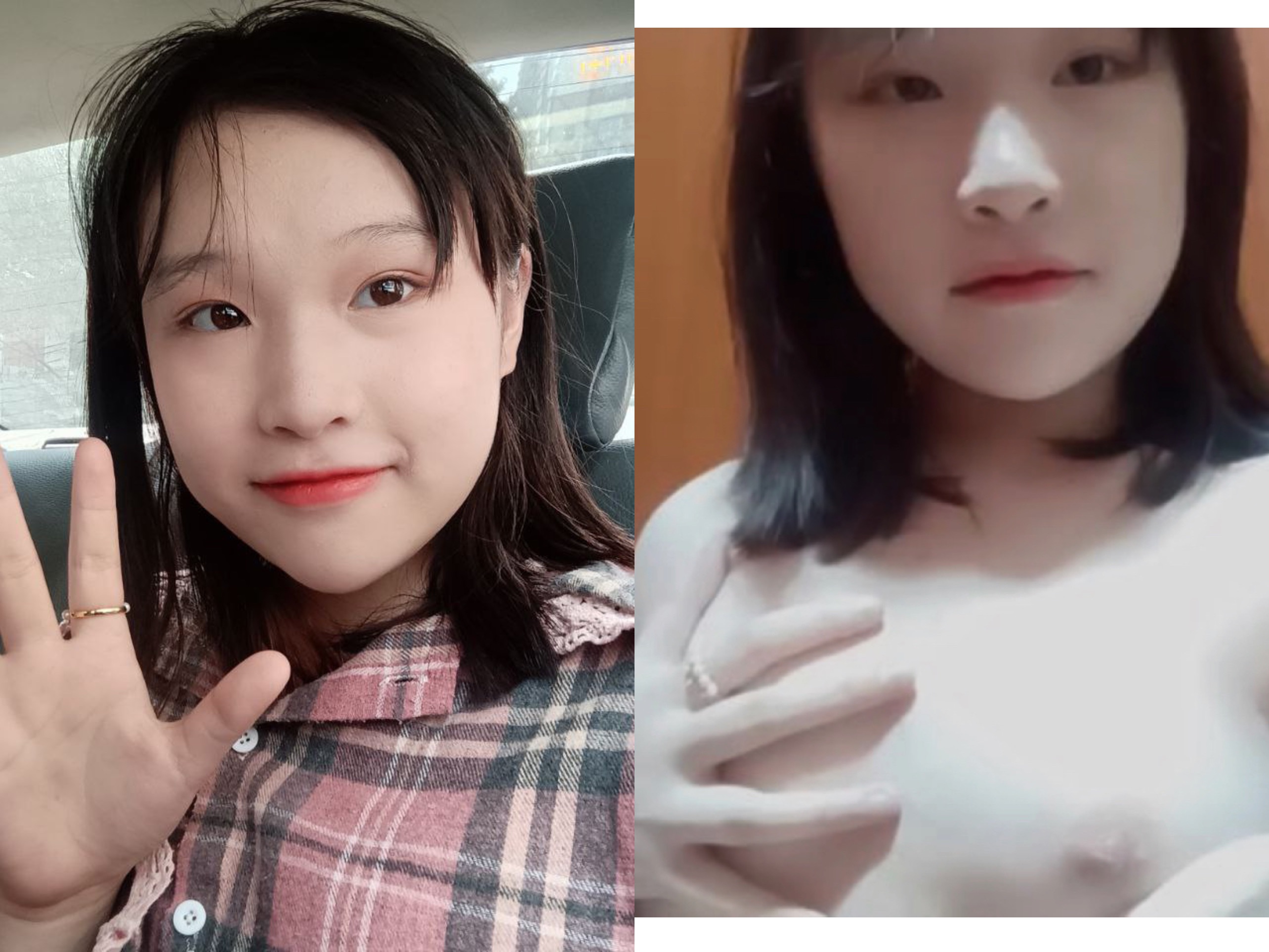 [騷美人]露臉反差婊，清純女神VS淫蕩母狗