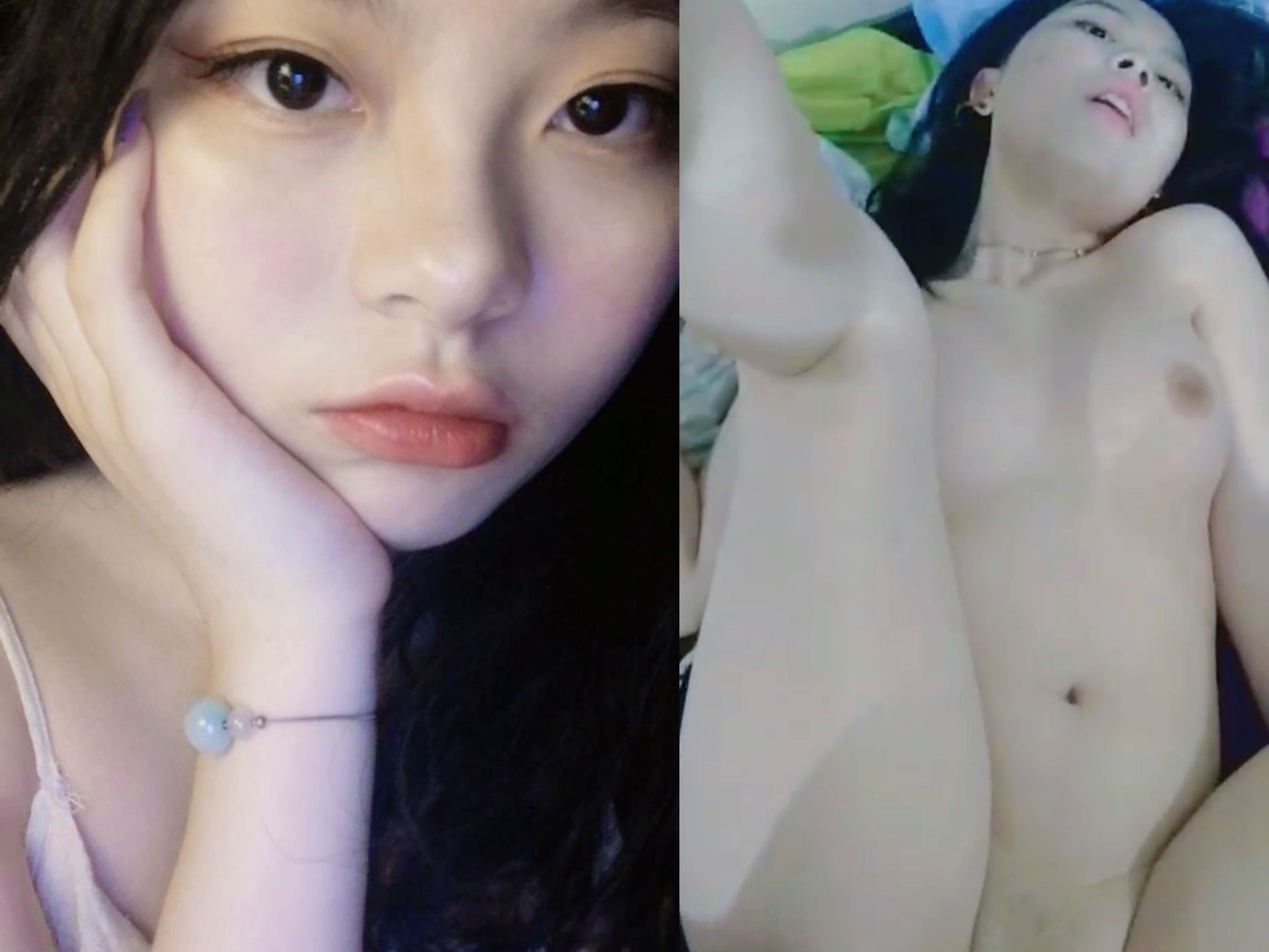 [騷美人]露臉反差婊，清純女神VS淫蕩母狗