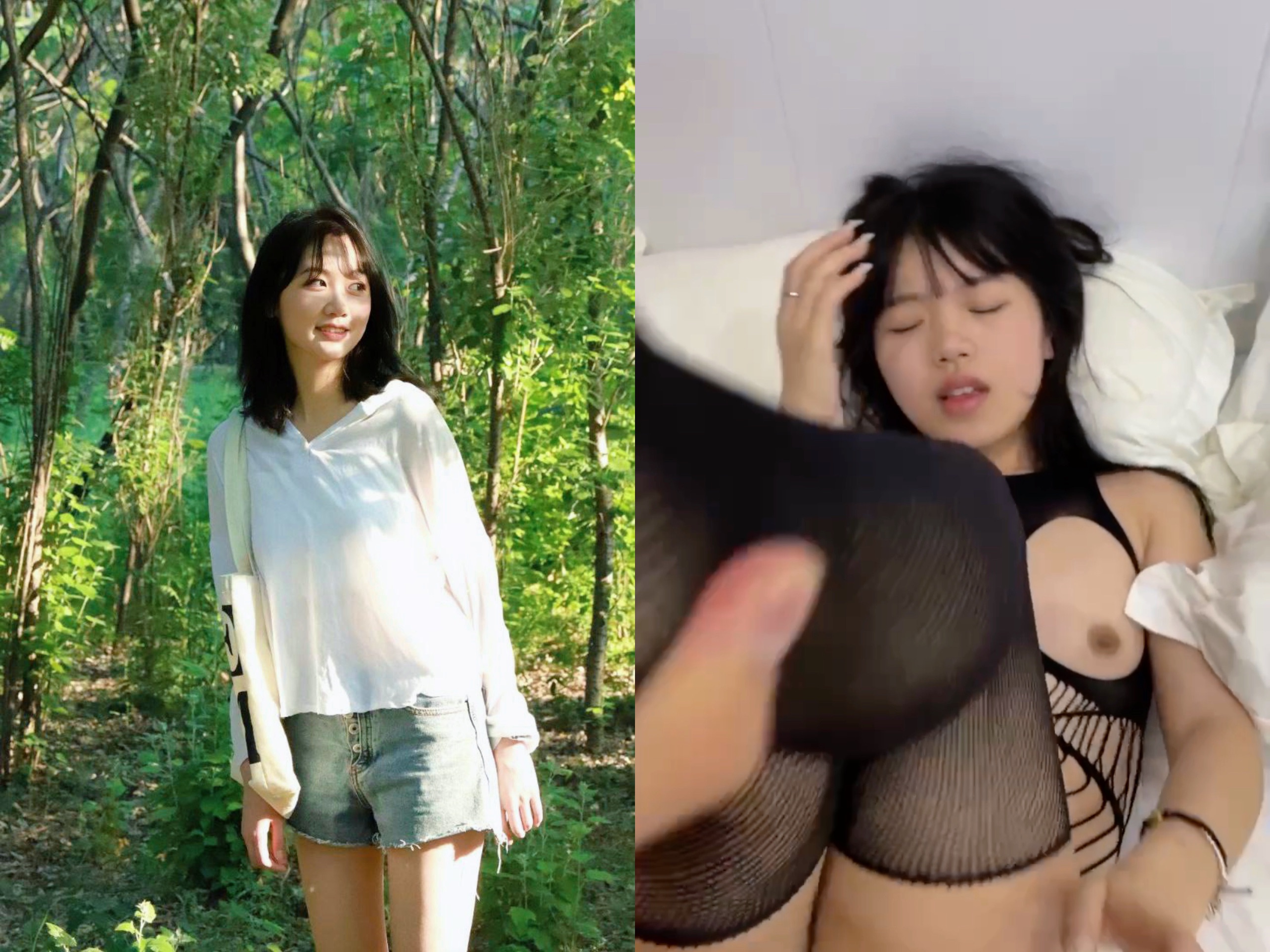 [浪蕩女友]露臉反差婊，清純女神VS淫蕩母狗