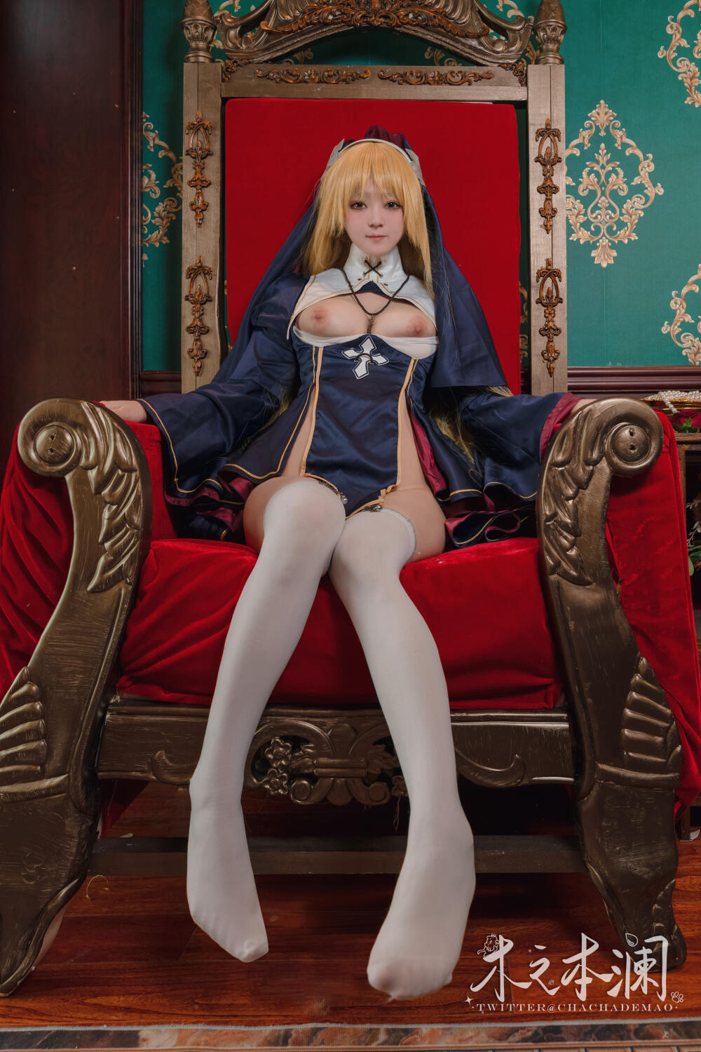 白虎修女肥美誘人